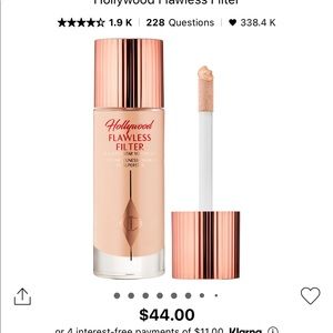 Charlotte Tilbury Hollywood Flawless filter